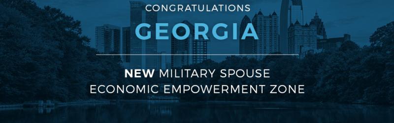 Georgia Military Spouse Economic Empowerment Zone Launch Congratulations!