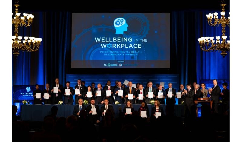 Wellbeing in the Workplace Pledge Signing