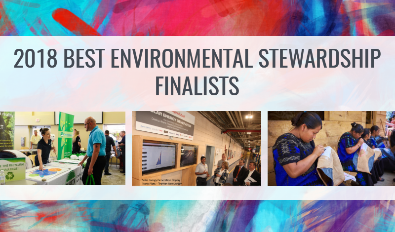 2018 Environmental Stewardship Finalists