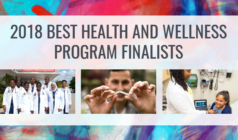 2018 Health and Wellness Finalists